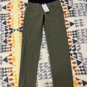 XS Prana summit pant - Tall inseam, cargo green heather